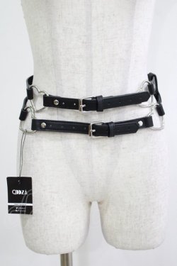 画像1: KILL STAR / Irene Belt XS-S ブラック H-25-11-28-070-SL-ZA-KB-ZH