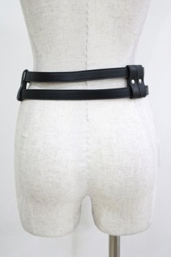 画像2: KILL STAR / Irene Belt XS-S ブラック H-25-11-28-070-SL-ZA-KB-ZH