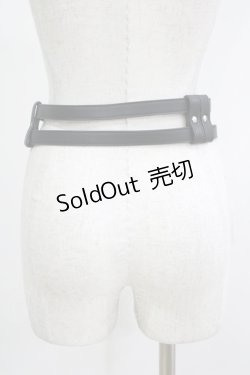 画像2: KILL STAR / Irene Belt XS-S ブラック H-25-11-28-070-SL-ZA-KB-ZH