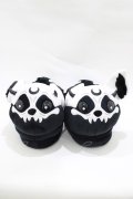 KILL STAR / Vampire Batbone Slippers SM ブラック×ホワイト H-25-11-28-071-SL-SH-KB-ZH