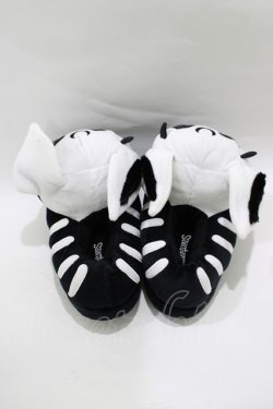 画像3: KILL STAR / Vampire Batbone Slippers SM ブラック×ホワイト H-25-11-28-071-SL-SH-KB-ZH