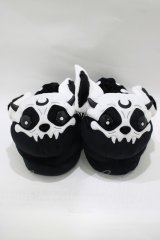 KILL STAR / Vampire Batbone Slippers ML ブラック×ホワイト H-25-11-28-072-SL-SH-KB-ZH