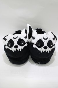 KILL STAR / Vampire Batbone Slippers ML ブラック×ホワイト H-25-11-28-072-SL-SH-KB-ZH