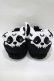 画像1: KILL STAR / Vampire Batbone Slippers ML ブラック×ホワイト H-25-11-28-072-SL-SH-KB-ZH (1)