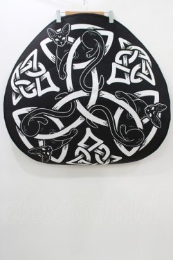 画像1: KILL STAR / Sith Round Blanket  ブラック H-25-11-28-077-SL-ZA-KB-ZH