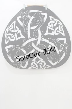 画像1: KILL STAR / Sith Round Blanket  ブラック H-25-11-28-077-SL-ZA-KB-ZH