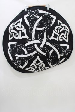 画像1: KILL STAR / Sith Round Blanket  ブラック H-25-11-28-078-SL-ZA-KB-ZH