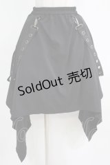 Deorart / サイドロングスカート  ブラック H-25-11-28-007-PU-SK-KB-ZH