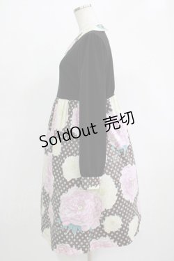 画像2: Despair / 襟付きトラペーズワンピース  ブラック H-25-11-28-008-GO-OP-KB-ZH