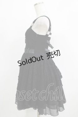 画像2: SEX POT ReVeNGe / レース切替キャミワンピース  ブラック H-25-11-28-012-SP-OP-KB-ZH