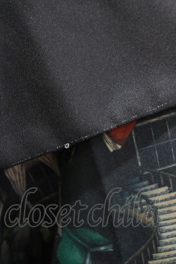 画像6: DXMOUVE / 亡霊の館柄スクエアカラーシャツワンピース  ブルー H-25-11-28-014-PU-OP-KB-ZH