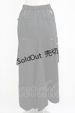 画像3: ACDC RAG / スピンドルロングスカート  ブラック H-25-11-28-016-PU-SK-KB-ZH