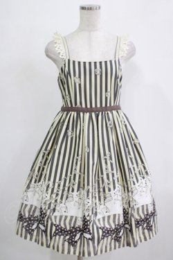 画像1: Emily Temple cute / Cookie popウエストリボンワンピース  グレー H-25-11-28-003-ET-OP-KB-ZH