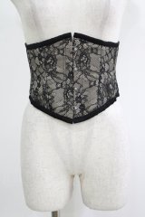 abilletage / レースミニコルセット 4 ブラック H-25-11-28-021-GO-ZA-KB-ZH