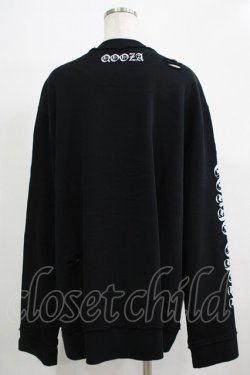 画像3: QOOZA / 東京喰種×QOOZA金木研 ダメージスウェット  ブラック H-25-11-28-026-PU-TO-KB-ZH