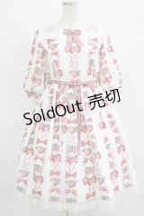 Angelic Pretty / Strawberry Dollワンピース Free シロ H-25-11-29-001-AP-OP-NS-ZH