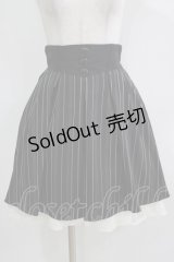 Secret Honey / ストライプバッスルスカート Free ブラック H-25-11-29-028-CA-SK-NS-ZH