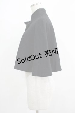 画像2: Innocent World / ハートボタンケープ Free ブラック H-25-11-29-030-IW-JA-NS-ZH