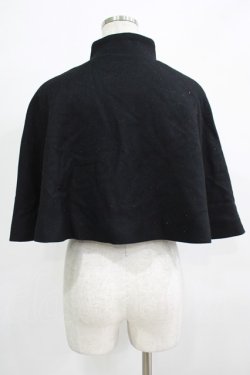 画像3: Innocent World / ハートボタンケープ Free ブラック H-25-11-29-030-IW-JA-NS-ZH