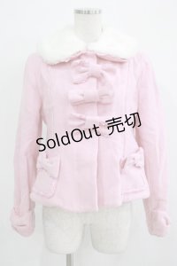 Angelic Pretty / Sweet Ribbonコート Free ピンク H-25-11-29-031-AP-CO-NS-ZH