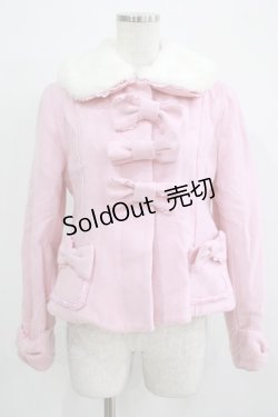 画像1: Angelic Pretty / Sweet Ribbonコート Free ピンク H-25-11-29-031-AP-CO-NS-ZH