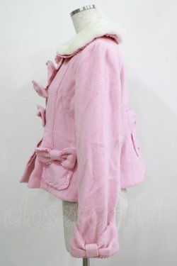 画像2: Angelic Pretty / Sweet Ribbonコート Free ピンク H-25-11-29-031-AP-CO-NS-ZH