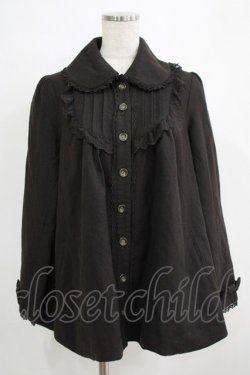 画像1: Innocent World / アリエルハーフコート M ブラウン H-25-11-29-032-IW-CO-NS-ZH