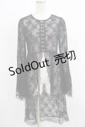 Jamie エーエヌケー / ゴシックレースカーデ M ブラック H-25-11-29-034-LO-TO-NS-ZH