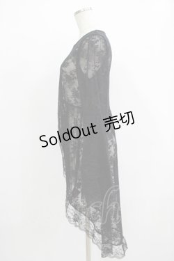 画像2: Jamie エーエヌケー / ゴシックレースカーデ M ブラック H-25-11-29-034-LO-TO-NS-ZH