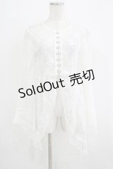 Jamie エーエヌケー / ゴシックレースカーデ M ホワイト H-25-11-29-035-LO-TO-NS-ZH