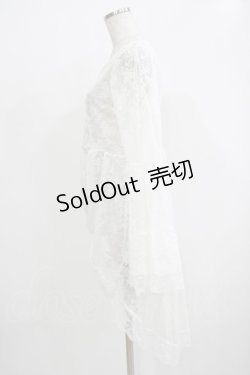 画像2: Jamie エーエヌケー / ゴシックレースカーデ M ホワイト H-25-11-29-035-LO-TO-NS-ZH