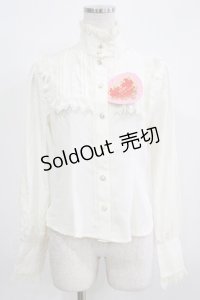 BABY,THE STARS SHINE BRIGHT / Ribbon Ribbon Petit Partyブラウス Free オフ白 H-25-11-29-036-BA-BL-NS-ZH