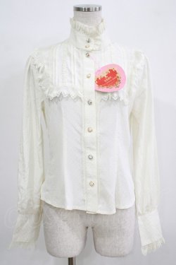 画像1: BABY,THE STARS SHINE BRIGHT / Ribbon Ribbon Petit Partyブラウス Free オフ白 H-25-11-29-036-BA-BL-NS-ZH