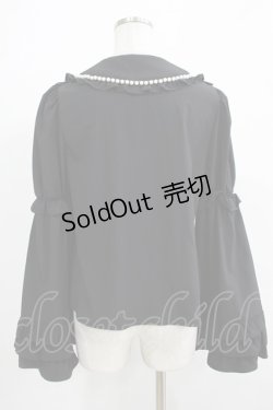 画像3: Ank Rouge / パールひめそでブラウス M ブラック H-25-11-29-038-CA-BL-NS-ZH