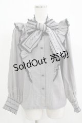 Rojita / ロゴボウタイブラウス Free ブラック H-25-11-29-039-LO-BL-NS-ZH