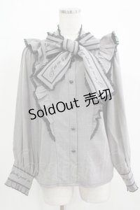 Rojita / ロゴボウタイブラウス Free ブラック H-25-11-29-039-LO-BL-NS-ZH