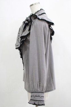 画像2: Rojita / ロゴボウタイブラウス Free ブラック H-25-11-29-039-LO-BL-NS-ZH