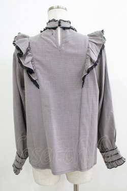 画像3: Rojita / ロゴボウタイブラウス Free ブラック H-25-11-29-039-LO-BL-NS-ZH