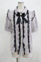 Rojita / ボリュームレースブラウス Free グレー H-25-11-29-044-LO-BL-NS-ZH