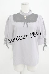 Rojita / デコルテレースブラウス Free グレー H-25-11-29-045-LO-BL-NS-ZH