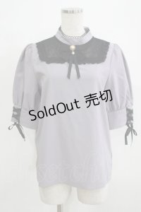 Rojita / デコルテレースブラウス Free グレー H-25-11-29-045-LO-BL-NS-ZH