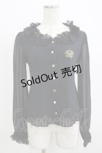 Angelic Pretty / Sweetリボンカットカーディガン Free ブラック H-25-11-29-046-AP-TO-NS-ZH