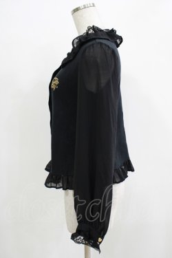 画像2: Angelic Pretty / Sweetリボンカットカーディガン Free ブラック H-25-11-29-046-AP-TO-NS-ZH