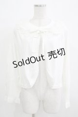 To Alice / レース襟ボレロ M ホワイト H-25-11-29-047-LO-TO-NS-ZH