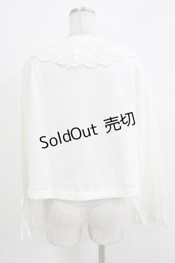 画像3: To Alice / レース襟ボレロ M ホワイト H-25-11-29-047-LO-TO-NS-ZH