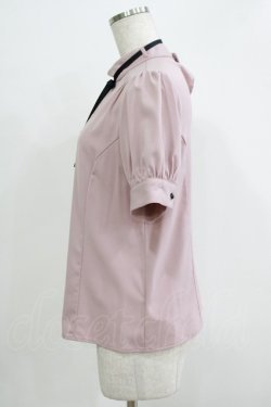 画像2: Ank Rouge / デコルテレースパフブラウス M ピンク H-25-11-29-049-CA-BL-NS-ZH