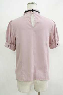 画像3: Ank Rouge / デコルテレースパフブラウス M ピンク H-25-11-29-049-CA-BL-NS-ZH