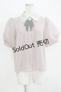 Rojita / ボリュームスリーブビジュ釦ブラウス Free ピンク H-25-11-29-050-LO-BL-NS-ZH