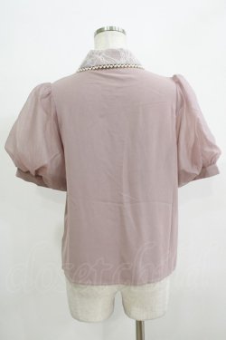 画像3: Rojita / ボリュームスリーブビジュ釦ブラウス Free ピンク H-25-11-29-050-LO-BL-NS-ZH