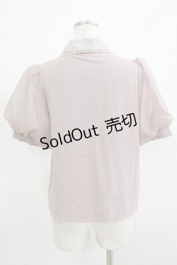 画像3: Rojita / ボリュームスリーブビジュ釦ブラウス Free ピンク H-25-11-29-050-LO-BL-NS-ZH